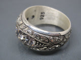 Turkish Handmade Jewelry 925 Sterling Silver Zircon Stone Men's Ring