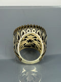Turkish Handmade Jewelry 925 Sterling Silver Ruby Stone Mens Rings
