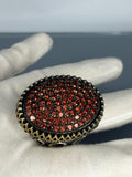 Turkish Handmade Jewelry 925 Sterling Silver Ruby Stone Mens Rings