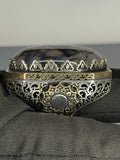 Handmade Sterling Silver Agate Ring: Vintage Ottoman Style Jewelry