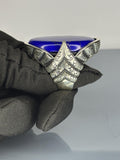 Handmade Sterling Silver Men's Ring: Lapis Lazuli Stone, Ottoman Design