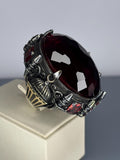 Sterling Silver Men's Ruby Ring: Handmade Ottoman Mosque Design