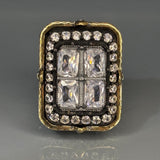 Moissanite Sterling Silver Men's Ring: Geometric Filigree, Vintage Style