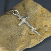 Sterling Silver Crucifix Pendant, Jesus on Cross Design, Handmade Religious Jewelry, Spiritual Faith Gift