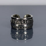 Handmade 925 Sterling Silver Last Supper Ring - Religious Jewelry Gift