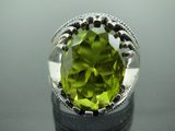 Turkish Handmade Jewelry 925 Sterling Silver Alexandrite Stone Mens Rings