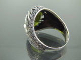 Turkish Handmade Jewelry 925 Sterling Silver Alexandrite Stone Mens Rings
