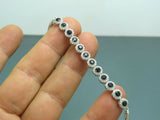 Turkish Handmade Jewelry 925 Sterling Silver Onyx Stone Womens Bracelet