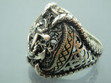 Turkish Handmade Jewelry 925 Sterling Silver Anchor Design Mens Rings