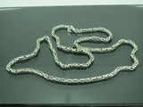 Turkish Handmade Jewelry 925 Sterling Silver King Chain Men Necklace