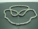 Turkish Handmade Jewelry 925 Sterling Silver King Chain Men Necklace