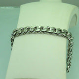 Turkish Handmade Jewelry 925 Sterling Silver Chain Mens Bracelet