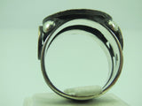 Turkish Handmade Jewelry 925 Sterling Silver Islamic Design Mens Rings