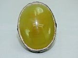 Turkish Handmade Jewelry 925 Sterling Silver Agate Stone Engraved Mens Rings