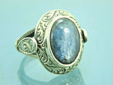 Turkish Handmade Jewelry 925 Sterling Silver Labradorite Stone Men's Rings
