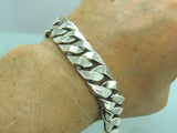 Turkish Handmade Jewelry 925 Sterling Silver Pallet Design Unisex Chain