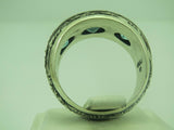 Turkish Handmade Jewelry 925 Sterling Silver Aquamarine Stone Mens Rings