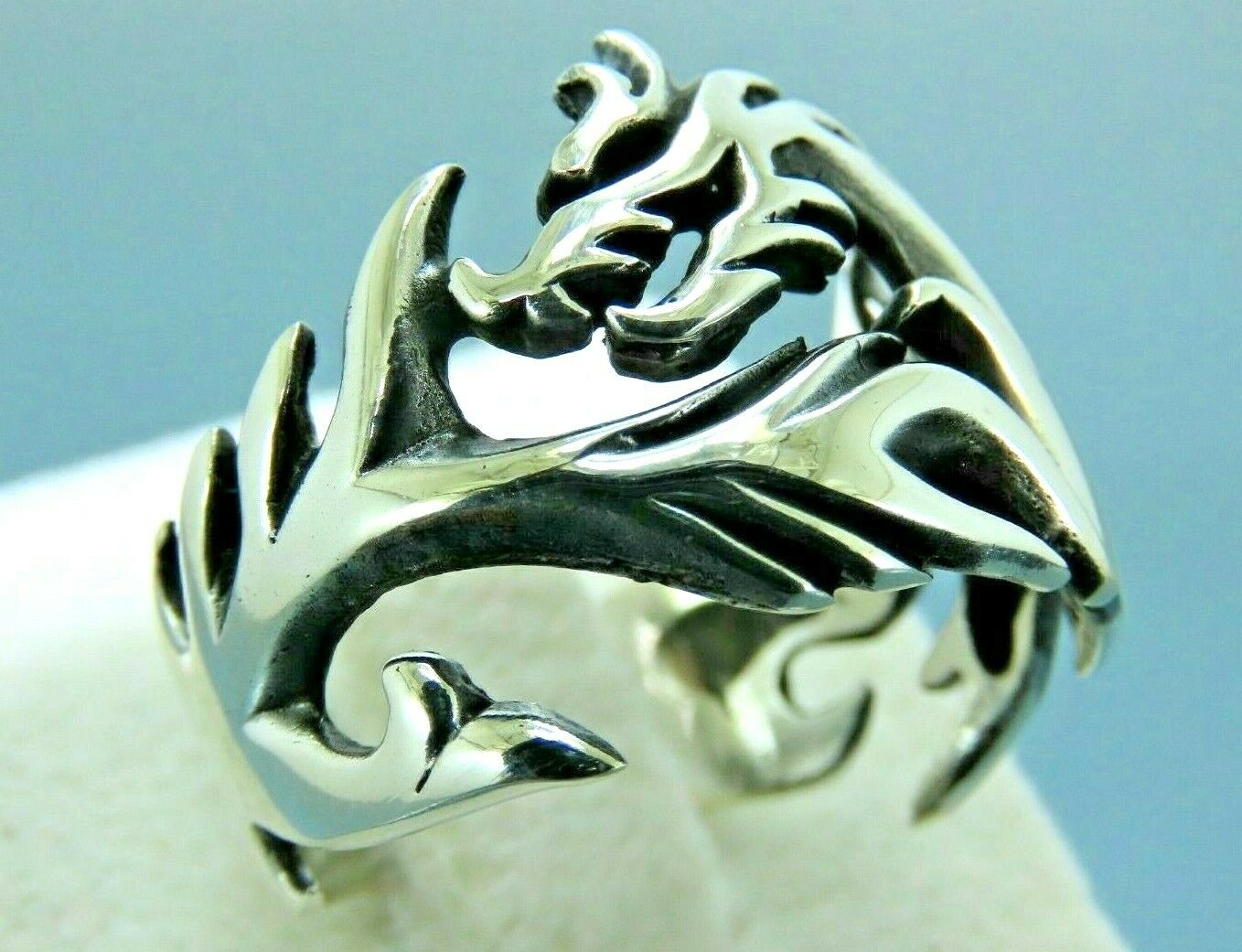 Ginger Lyne Collection Dragon Ring for Men or Women Stainless Steel Punk  India | Ubuy