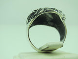Turkish Handmade Jewelry 925 Sterling Silver Lion Design Mens Rings