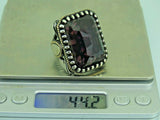 Turkish Handmade Jewelry 925 Sterling Silver Amethyst Stone Men's Rings