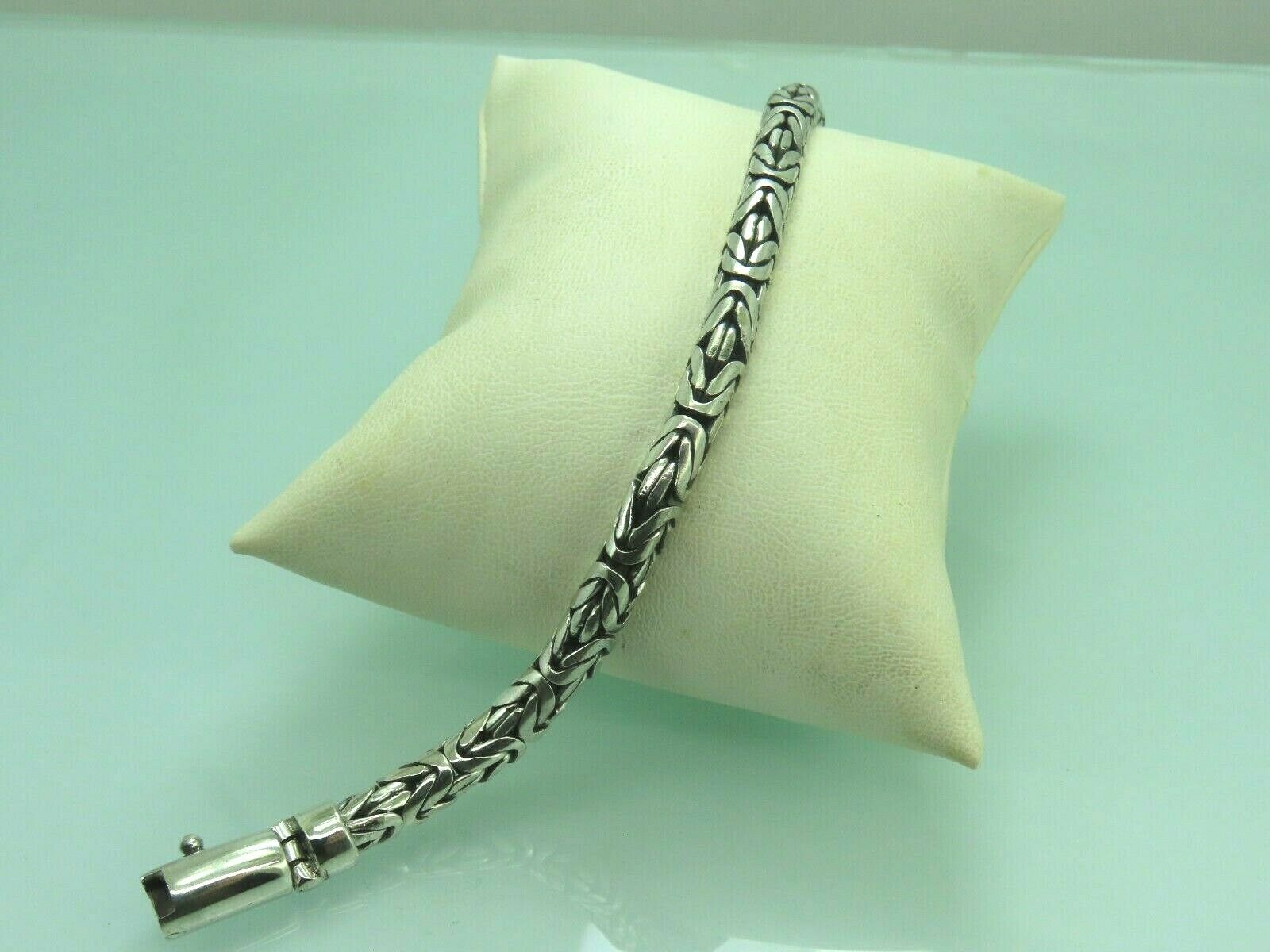 Turkish Handmade Jewelry 925 Sterling Silver Chain Design Men Bracelets