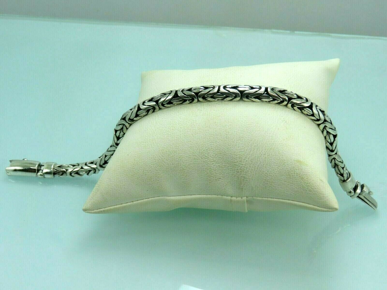 Men's Heavy Textured Silver Cable Chain Bracelet – LynnToddDesigns