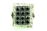 Turkish Handmade Jewelry 925 Sterling Silver Onyx Stone Mens Rings