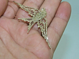Turkish Handmade Jewelry 925 Sterling Silver Citrine Stone Women Necklace