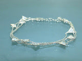Turkish Handmade Jewelry 925 Sterling Silver Zircon Stone Womens Bracelet
