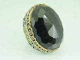 Turkish Handmade Jewelry 925 Sterling Silver Onyx Stone Mens Rings