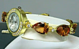Turkish Handmade Jewelry 925 Sterling Silver Alexandrite Stone Womens' Watch