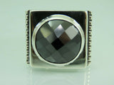 Turkish Handmade Jewelry 925 Sterling Silver Onyx Stone Mens Rings