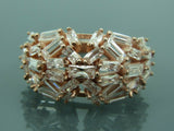 Turkish Handmade Jewelry 925 Sterling Silver Zircon Stone Women Ring Sz 8