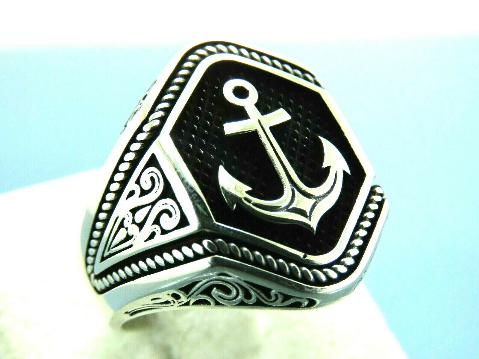 Buy GIVA 92.5 Sterling Silver Anchor Ring for Men Online At Best Price @  Tata CLiQ