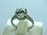Turkish Handmade Jewelry 925 Sterling Silver Zircon Stone Women Ring Sz 8