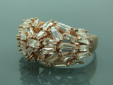 Turkish Handmade Jewelry 925 Sterling Silver Zircon Stone Women Ring Sz 8
