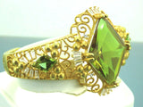 Turkish Handmade Jewelry 925 Sterling Silver Alexandrite Stone Womens Bangle