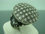 Turkish Handmade Jewelry 925 Sterling Silver Zircon Stone Mens Rings