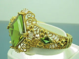 Turkish Handmade Jewelry 925 Sterling Silver Alexandrite Stone Womens Bangle