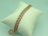 Turkish Handmade Jewelry 925 Sterling Silver Zircon Stone Womens Bracelet