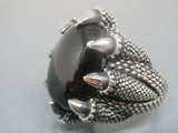 Turkish Handmade Jewelry 925 Sterling Silver Onyx Stone Mens Rings