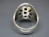 Turkish Handmade Jewelry 925 Sterling Silver Amethyst Stone Mens Rings