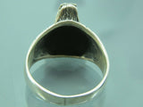 Turkish Handmade Jewelry 925 Sterling Silver Wolf Desing Mens Rings