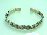Turkish Handmade Jewelry 925 Sterling Silver Braid Design Mens Bracelets