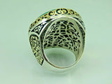 Turkish Handmade Jewelry 925 Sterling Silver Turquoise Stone Mens Rings