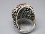 Turkish Handmade Jewelry 925 Sterling Silver Onyx Stone Mens Rings