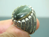 Turkish Handmade Jewelry 925 Sterling Silver Labradorite Stone Men's Rings