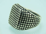 Turkish Handmade Jewelry 925 Sterling Silver Ottoman Design Men's Rings