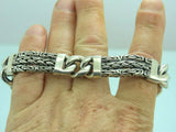 Turkish Handmade Jewelry 925 Sterling Silver King Design Mens Bracelets