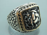 Turkish Handmade Jewelry 925 Sterling Silver Comet Desing Mens Rings